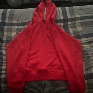 Champion Men's Vibrant Red Hoodie size: S